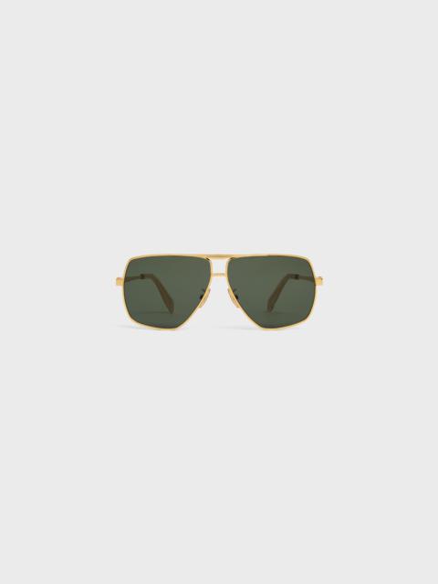 CELINE Metal Frame 24 Sunglasses in Metal