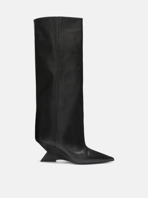 THE ATTICO ''CHEOPE'' BLACK TUBE BOOT