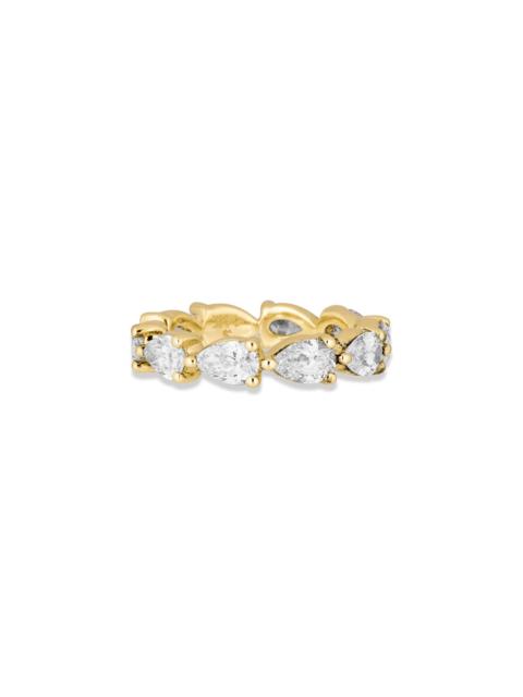 LAB-Created Pear Eternity Band