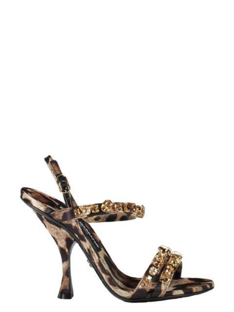 Dolce & Gabbana Leopard Sandal 95