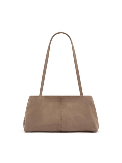 ST. AGNI Suede Origami Tote nude