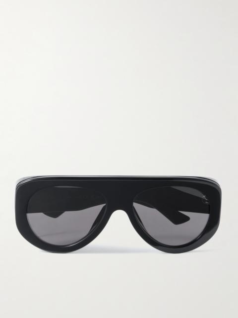 Bottega Veneta Aviator-Style Acetate Sunglasses