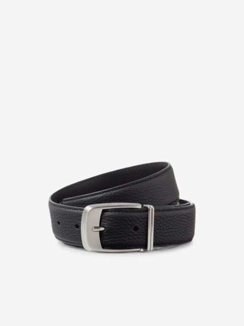 ZEGNA black leather belt