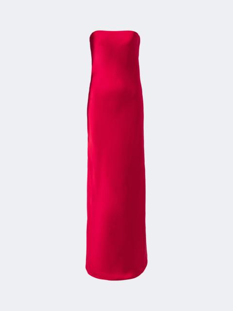 NORMA KAMALI Strapless satin gown