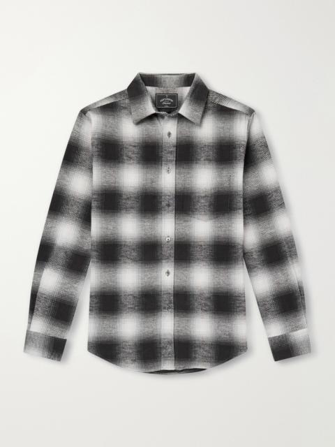 Portuguese Flannel Dune Checked Cotton-Flannel Shirt
