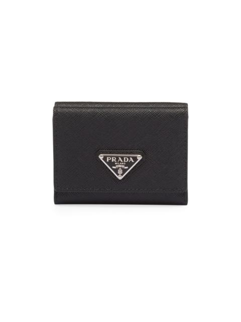 Prada Men's Small Saffiano Leather Wallet - Black