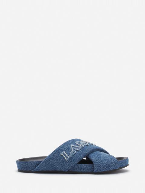 Lanvin LANVIN TINKLE SANDALS IN DENIM