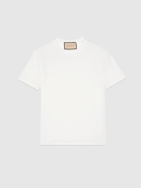 Stretch cotton jersey T-shirt