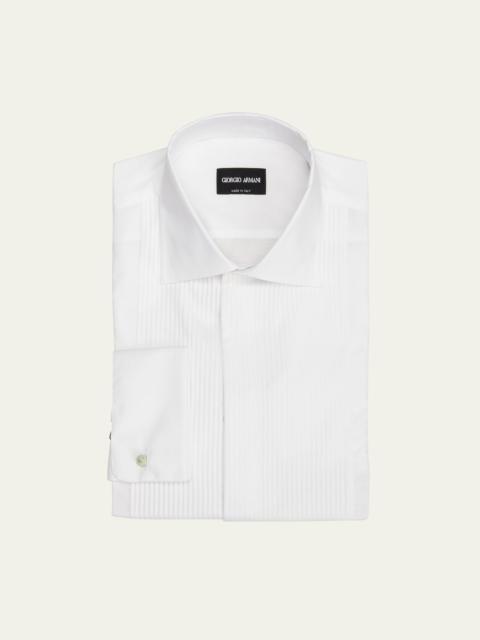 Men's Pleated Bib Tuxedo Shirt