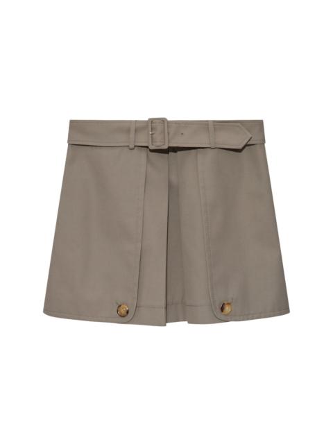 Moschino layered mini skirt