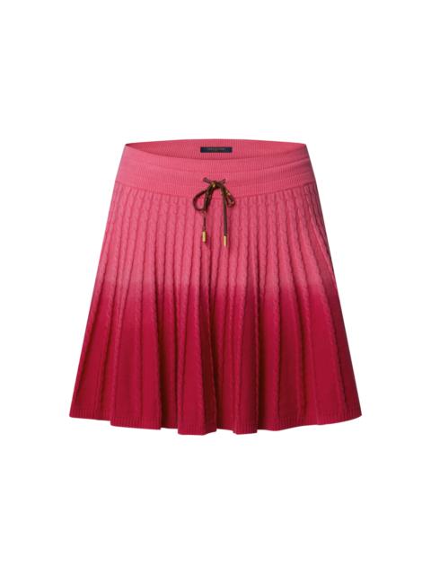 Louis Vuitton Color-Blocked Mini Skirt