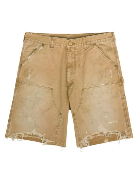 SAINT M×××××× Saint Mxxxxxx Distressed Canvas Shorts