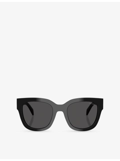 Prada PR C04S Square-Frame Acetate Sunglasses