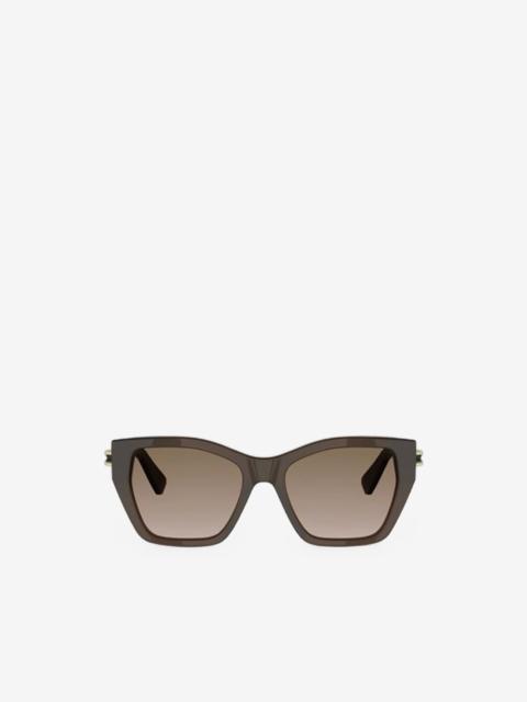BVLGARI geometric-frame sunglasses