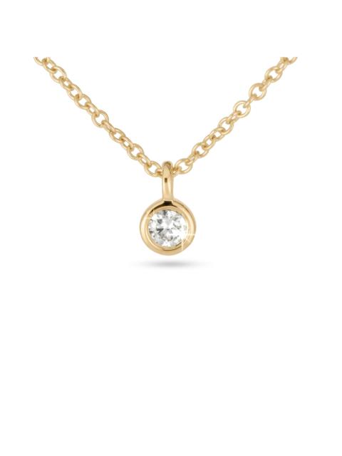 STONE AND STRAND The Essential Dainty Diamond Solitaire Choker