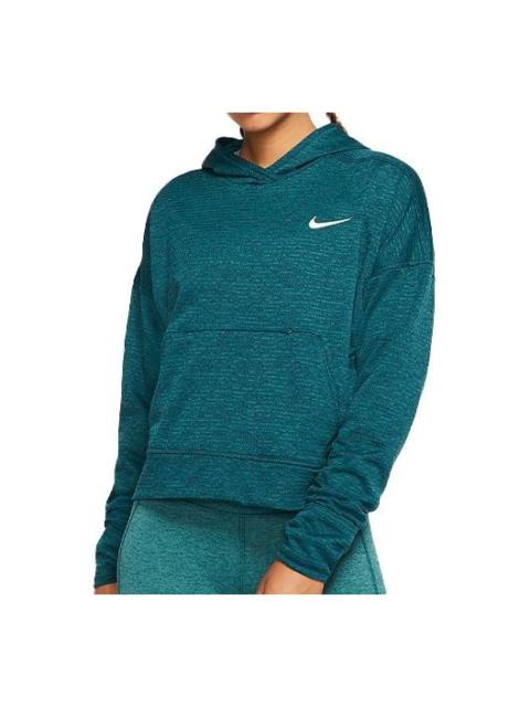 (WMNS) Nike Therma Element Casual Sports Running Hoodie Dark Sapphire Blue CJ0584-347