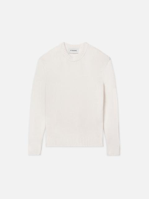 The Cashmere Crewneck Sweater in Cream