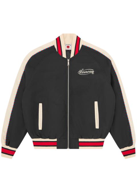 ICECREAM RUNNING DOG SATIN BOMBER JACKET