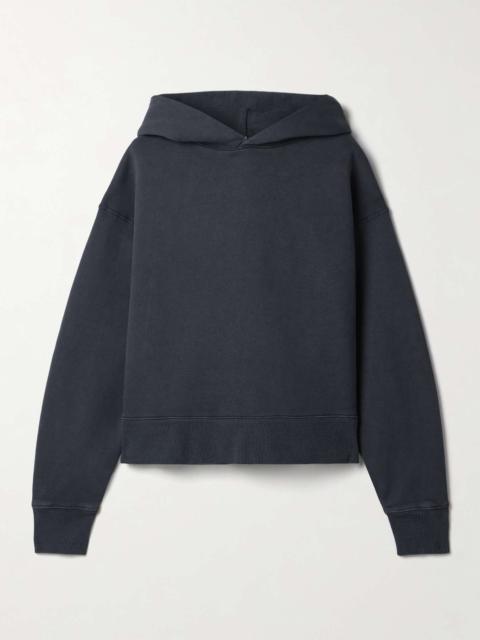 SLVRLAKE Cotton-jersey hoodie Black