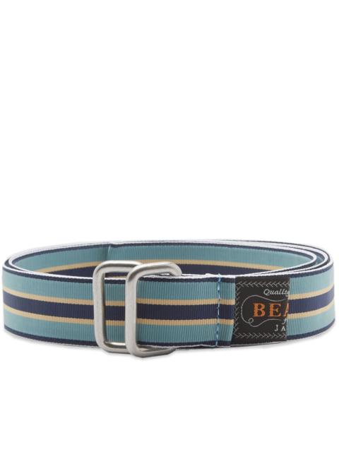 Beams Plus Grosgrain Tape Double Ring Belt