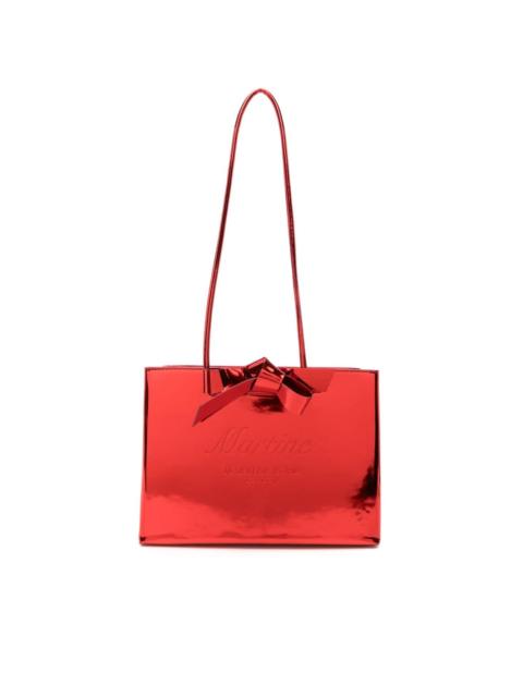 Martine Rose logo-debossed tote bag