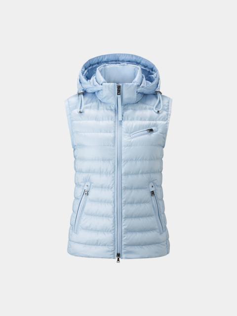 BOGNER Florisa lightweight down vest in Light blue