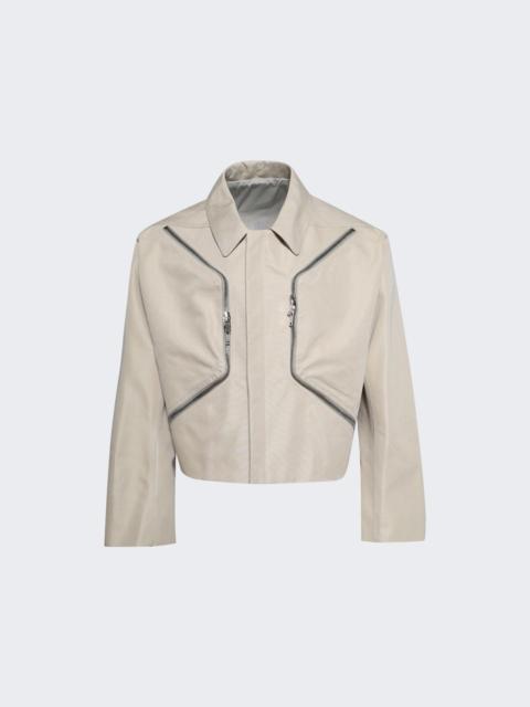 Rick Owens Blixa Mac Jacket Sand