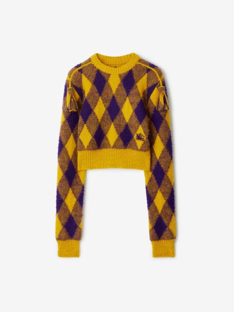 Burberry Argyle Wool Sweater
