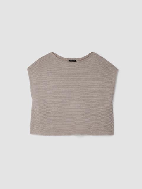 EILEEN FISHER Organic Linen Délavé Square Top