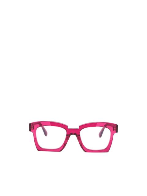 Kuboraum Maske geometric frame glasses