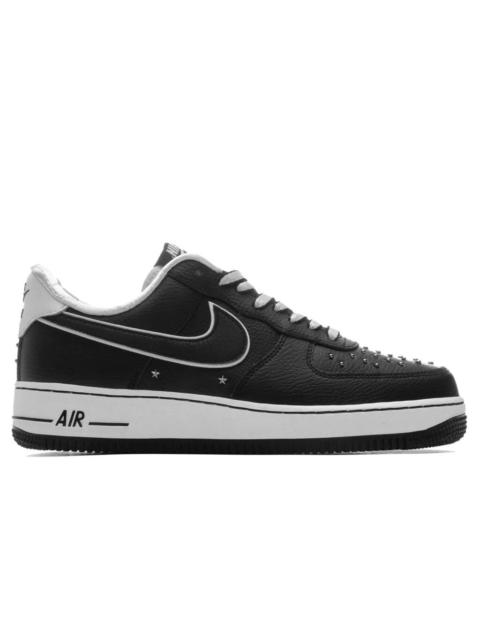 Nike AIR FORCE 1 '07 PRM - BLACK/SUMMIT WHITE/METALLIC DARK GREY