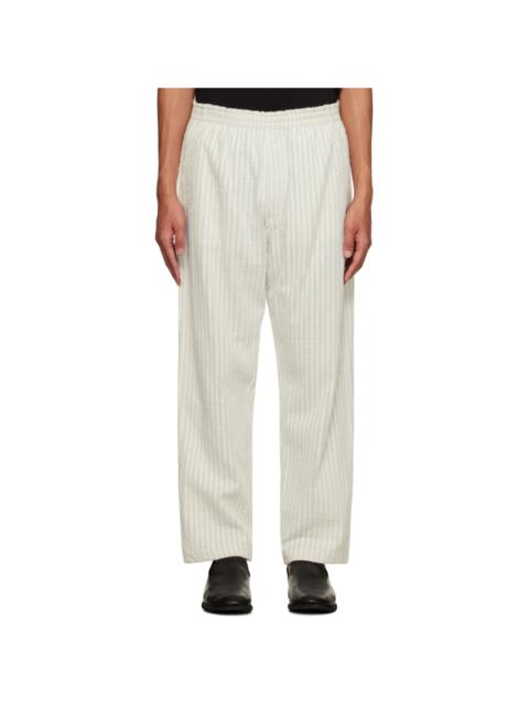 Craig Green Off-White Stripe Trousers