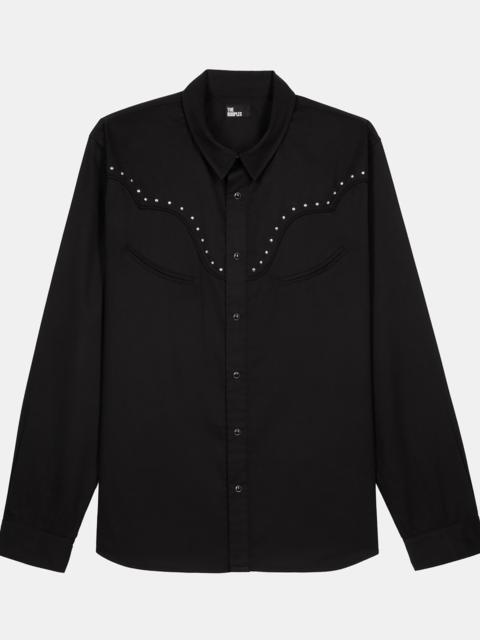 The Kooples BLACK WESTERN SHIRT