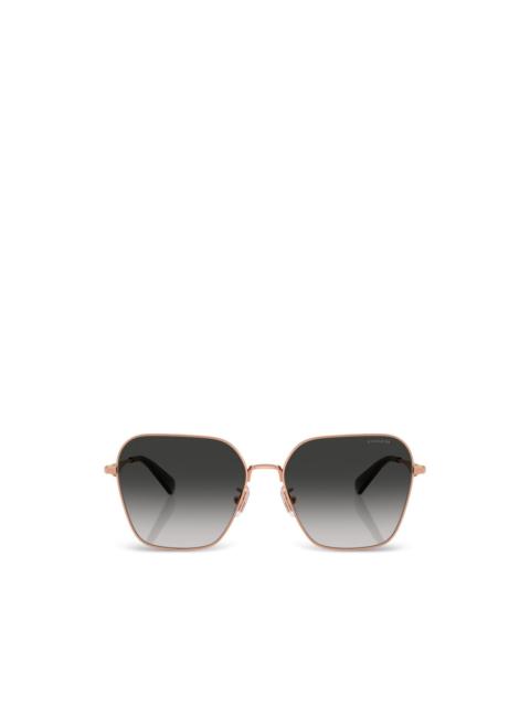 COACH geometric-frame sunglasses