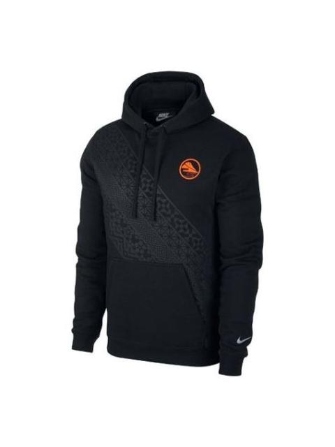 Nike Men's Nike Club Twill Printing Pullover Black CT5228-010