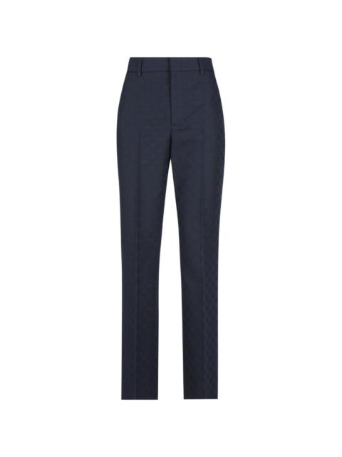 GUCCI pressed crease trousers