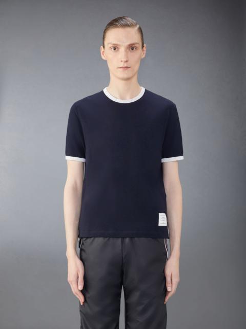 Wool Jersey Ringer Tee