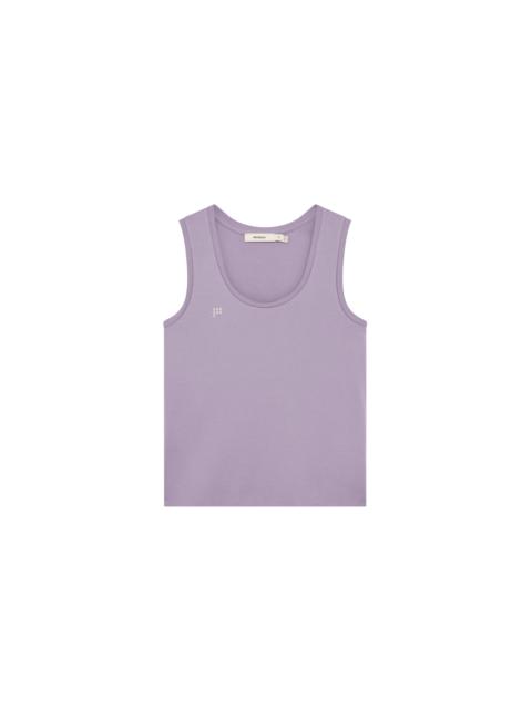 PANGAIA Womens Cotton Tank Top - Dusty Mauve
