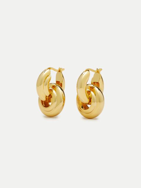 VERONICA BEARD INTERLOCKING HOOP EARRINGS