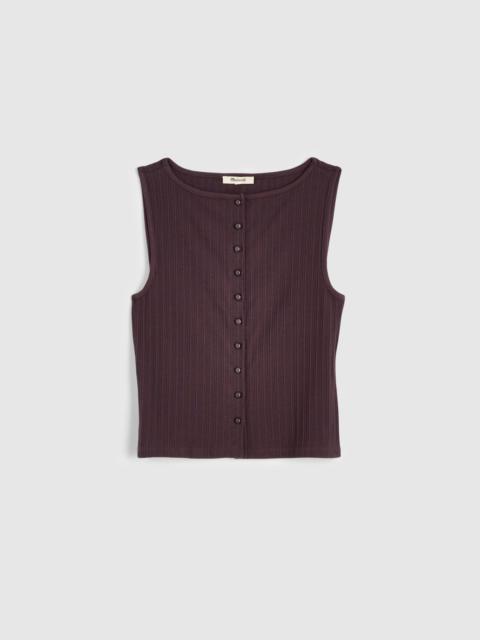 Madewell Ribbed Crewneck Shell Top