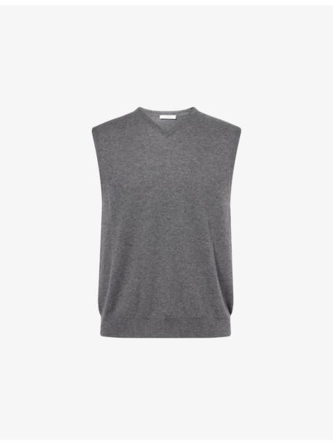 The Row Rune V-Neck Cashmere Vest