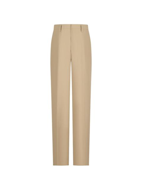 LARDINI pressed-crease trousers