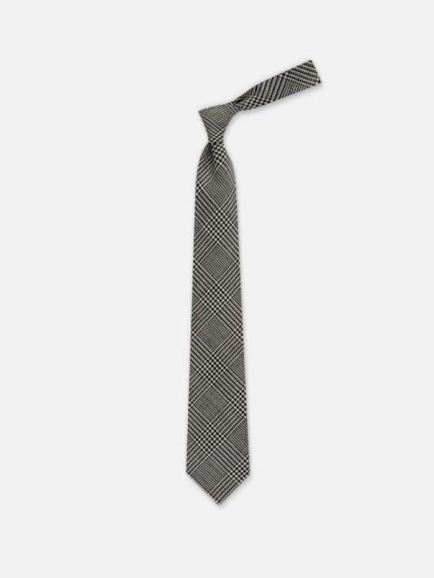J. PRESS MADE-IN-UK PRINCE OF WALES PLAID WOOL TIE