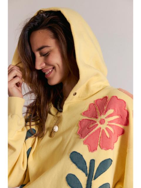 FREE PEOPLE We The Free It's A Vibe Flowers Hoodie