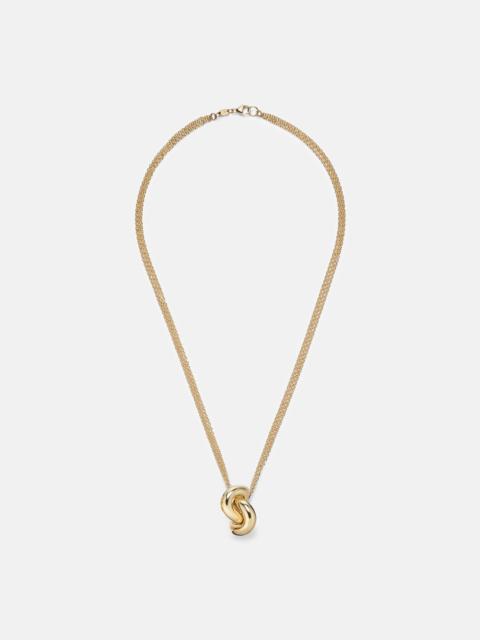 Legacy Knot Big 18kt gold necklace