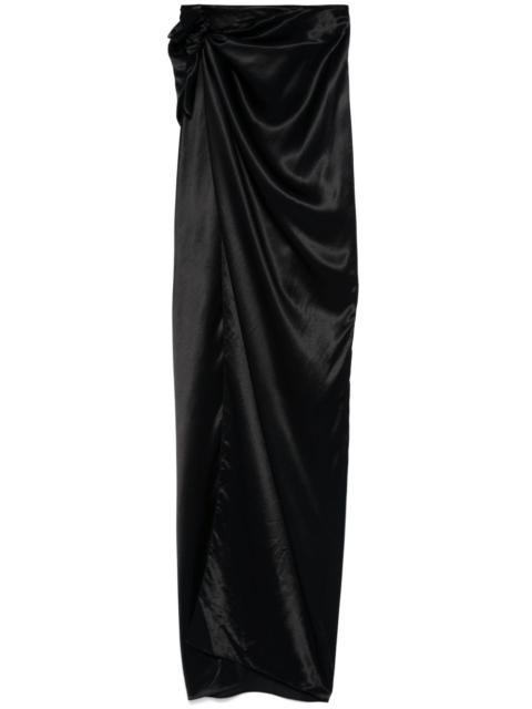 BALENCIAGA wrap maxi skirt