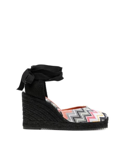 Missoni 100mm zigzag-pattern espadrilles