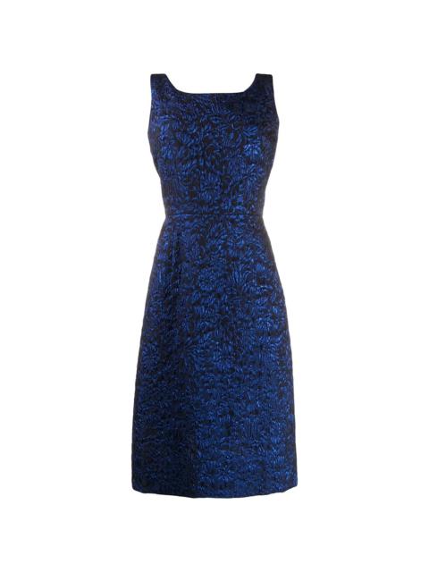 Comme Des Garçons sleeveless floral midi dress