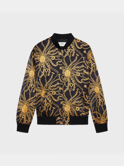 CELINE CASAQUE WITH FOULARD PRINT
