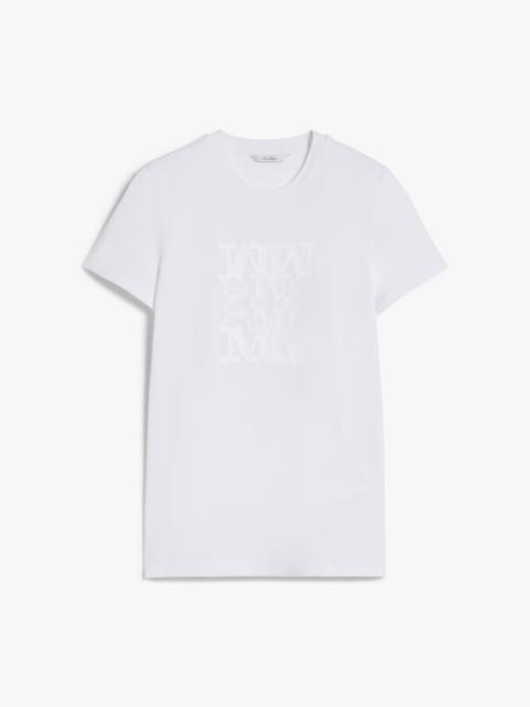TAVERNA Cotton T-shirt with appliqué